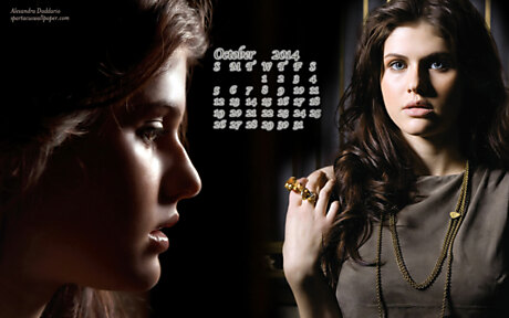 October 2014 - Alexandra Daddario