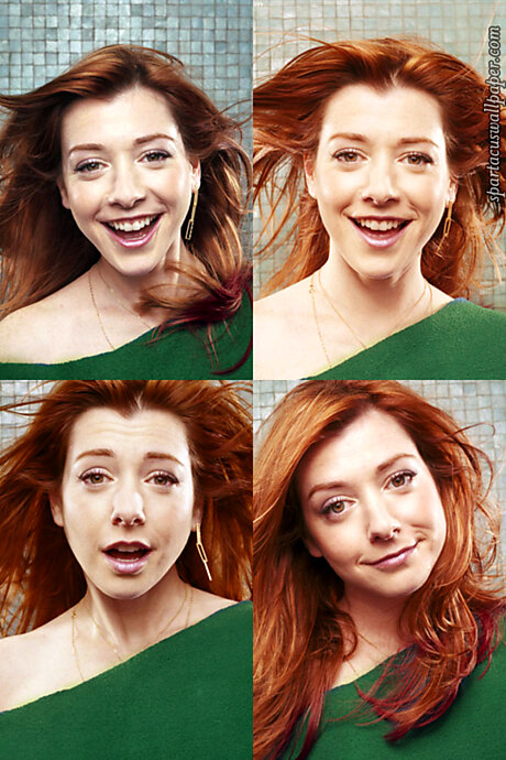 Alyson Hannigan - Christmas 2007